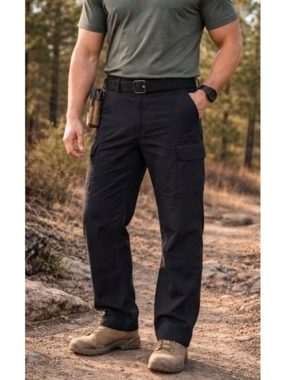 5.11 Tactical Mens Black Pants Size 40 x 32 Regular Fit Cotton Blend